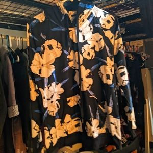 Lildy Black Floral Super Soft Hoodie